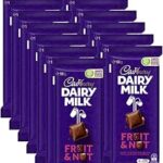 Cadbury Dairy Milk Chocolate Fruit and Nut Block 14 Pack, 14 x 180g