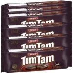 6x Arnott's Tim Tam Dark Chocolate Biscuits 200g - 1 Packet (Fresh Australian Batch)